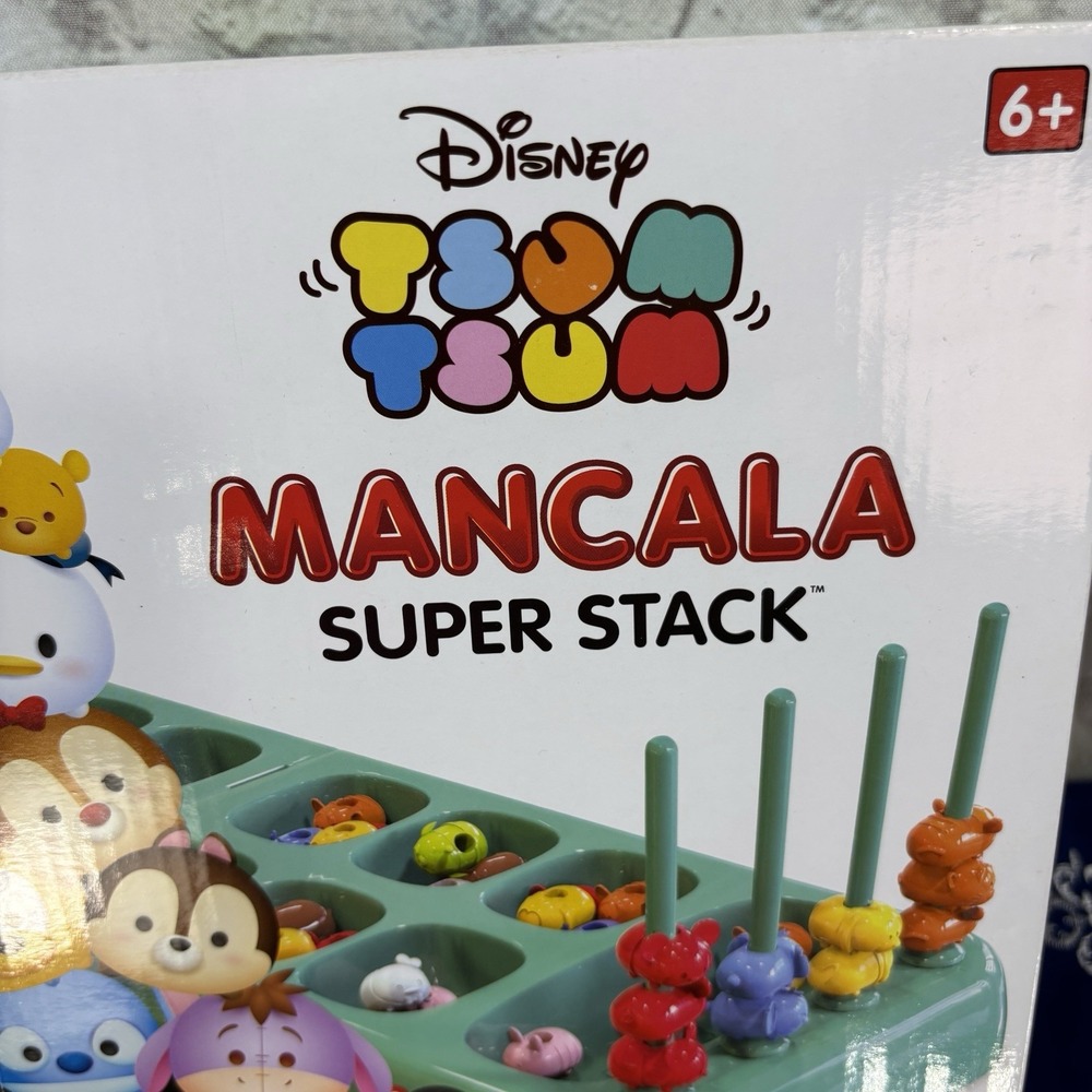 the Disney Tsum Tsum Mancala Super Stack Wonder Forge stacking game